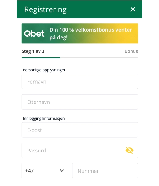 Registrering  